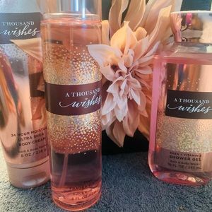 Thousand Wishes Body Spray, Lotion & Shower Gel